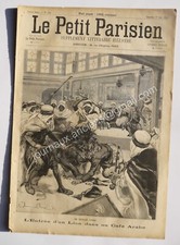 LE PETIT PARISIEN 1894 N° 280 LION CAFÉ ARABE - VÉLOCIPÉDISTES BOIS DE BOULOGNE
