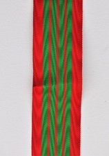 Ruban de la Croix de Guerre 1939, 22 cm,  tissage ancien