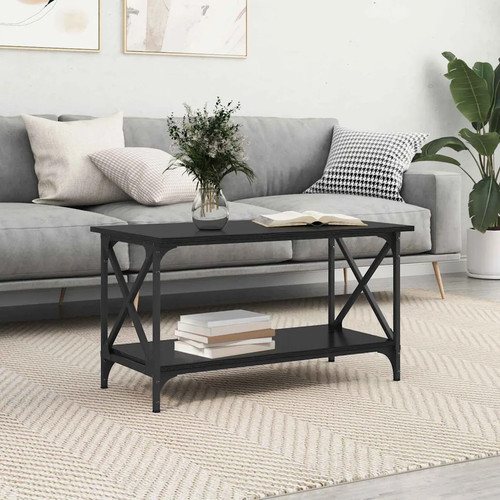 Table basse avec étagère