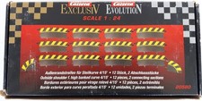 Carrera 1/24 20580 Bordures extérieures pour virages relevés 4/15° 12 pièces, 2