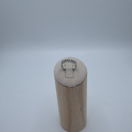 Bague tressée argentée - bague,