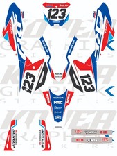 stickers Kit deco  honda CRF 250R 2022/2024 autocollant moto kit deco stickers