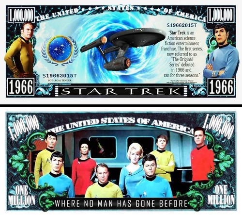 Star trek billet - billet, million