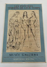 Affiche 1960 Lithographie L