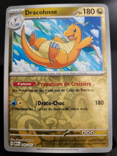 Carte pokémon dracolosse - pokémon,