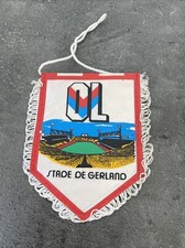 ancien fanion foot olympique lyonnais OL stade Gerland annee 80 collection