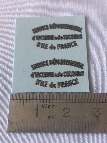 Maquette miniatures decals - miniatures, :