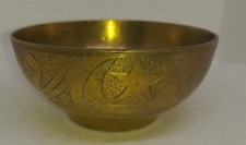 ? 10cm environ petit bol en laiton orientale croissant ?  étoile ?