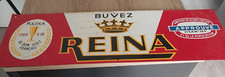 Vintage - plaque publicitaire tole REINA 