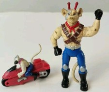 Mini Figurine Biker Mice from Mars - GALOOB  souris motards de l'espace Lot De 2