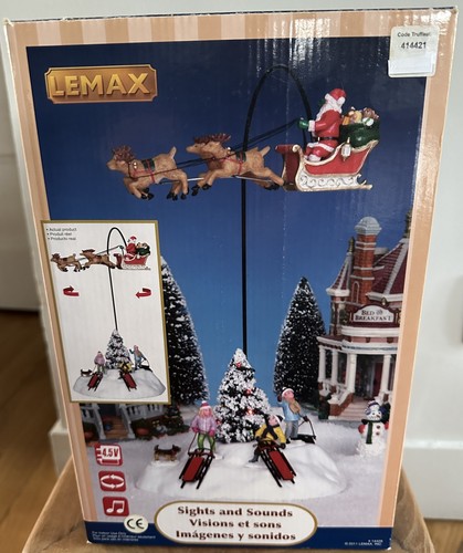 Lemax santa sleigh - lemax, santa’s