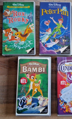 Lot cassettes vidéo walt - lot,