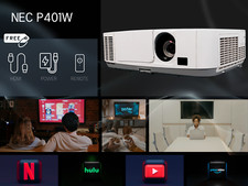 3LCD Projecteur Home Cinéma TV & Vidéo 4000 Ansi HD 16 : 10 WXGA HDMI