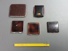 ancien miroirs de poche poudrier 1950 art deco french antique