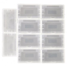 10 GBA Cases Clear Plastic
