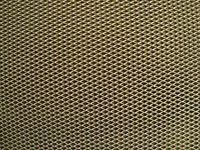 Grille de ventilation, Métal Déployé  Anodisé Or de 25  x 14 cm + Moustiquaire.