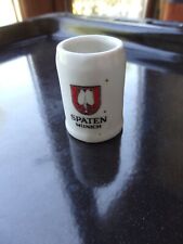 Arts de la table Bar Objet publicitaire Chope miniature SPATEN Munich