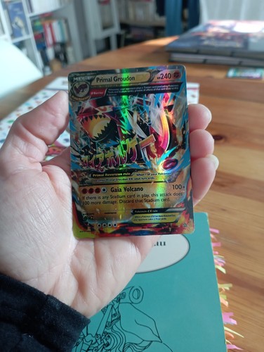 Carte pokemon primal groudon - pokemon,