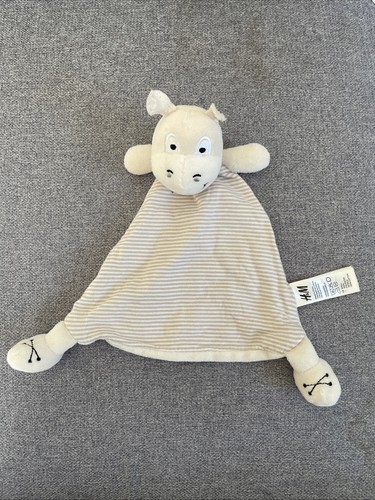 Doudou hippopotame écru rayé - doudou,