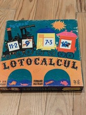 Lotocalcul Jeux éducatif vintage Fernand Nathan Jeux De société Lotocalcul