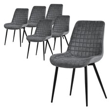 Lot de 6 chaises de salle à