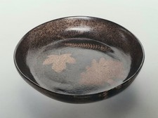 Plat céramique signée La