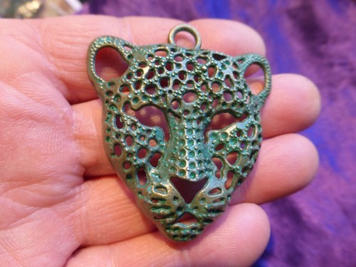 Pendentif panthère laiton - panthère,