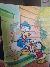 Carte Postale Lenticulaire 3D Rlief Donald Et Riri