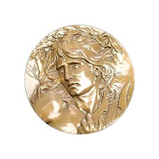 Médaille Orphée À La Lyre