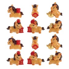  12 Pcs Ornements De Poney