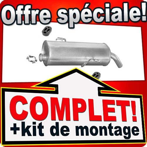 Silencieux arriere pour - arriere,