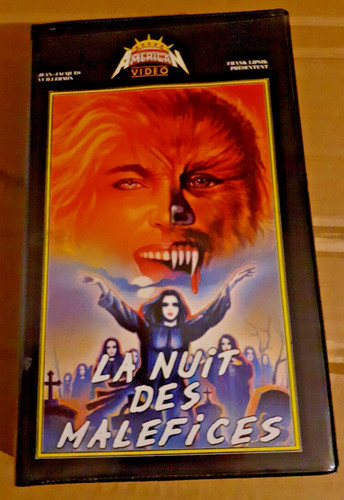 Nuit des maléfices vhs - des,