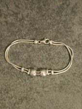  Bracelet Argent Massif Clio Blue Bijoux ,  (925) . signé