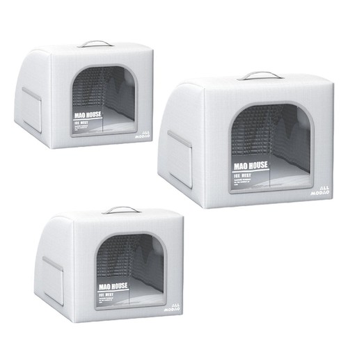 Niche pour chien avec - , tapis