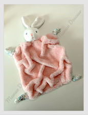 Doudou Plat/Mouchoir Lapin