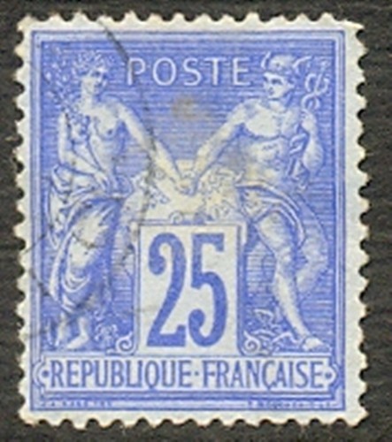 Timbre oblitere type - n°,