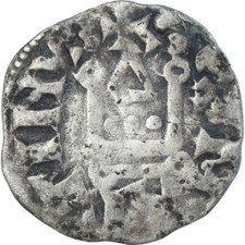 [#341939] Pièce de monnaie, France, Touraine, Denier Tournois, env. 1150-1200, Saint-Martin d