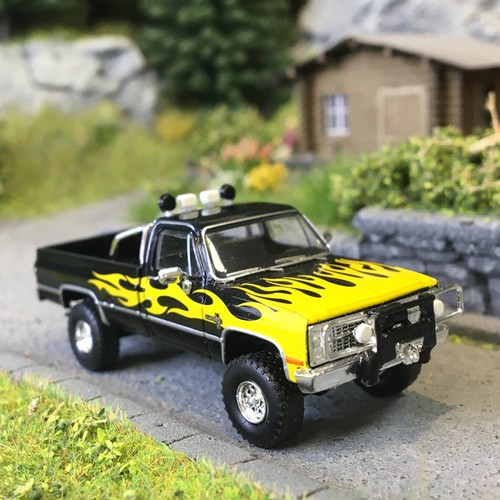 Chevrolet c10 noir - c10,, jaune