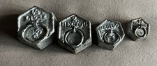 lot de 4 poids hexagonaux en