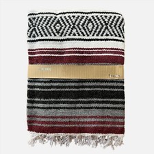 Couverture mexicaine tricotée manuellement - Pour canapé méditation tapis de ...