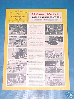 Wheel horse tractor - wheel,