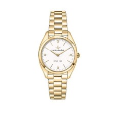 Lucien Rochat Mademoiselle – Montre Femme Dorée/Blanche Diamond (R0453120502)