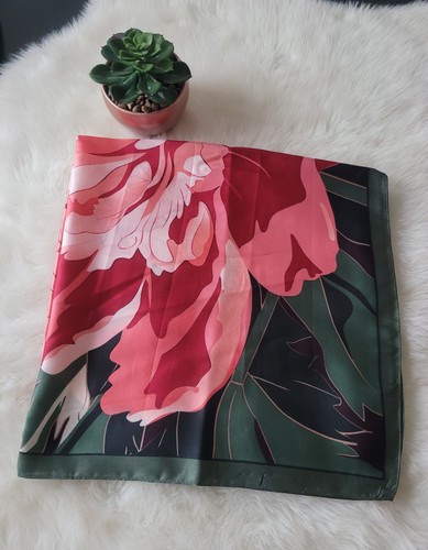 Foulard soie imprimé - en,