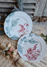 2 ANCIENNES ASSIETTES PLATES
