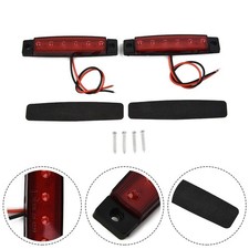 2 pièces 6-LED rouge scellé