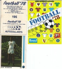 FOOTBALL'78 Ligue 1 1978 Glowacki no panini  1 sticker France