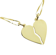 Collier Cœur Cassé Douce