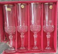 4 Flûte Champagne Cristal