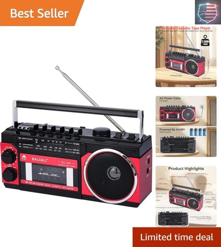 Portable cassette player with - portable,