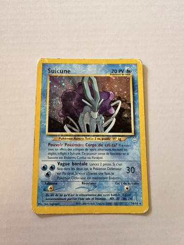 Carte pokemon suicune 64 - carte,